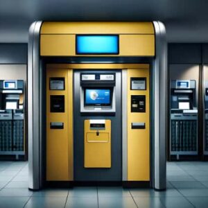 ATM credit card clipping path